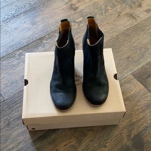 Wedge booties with Kork heel